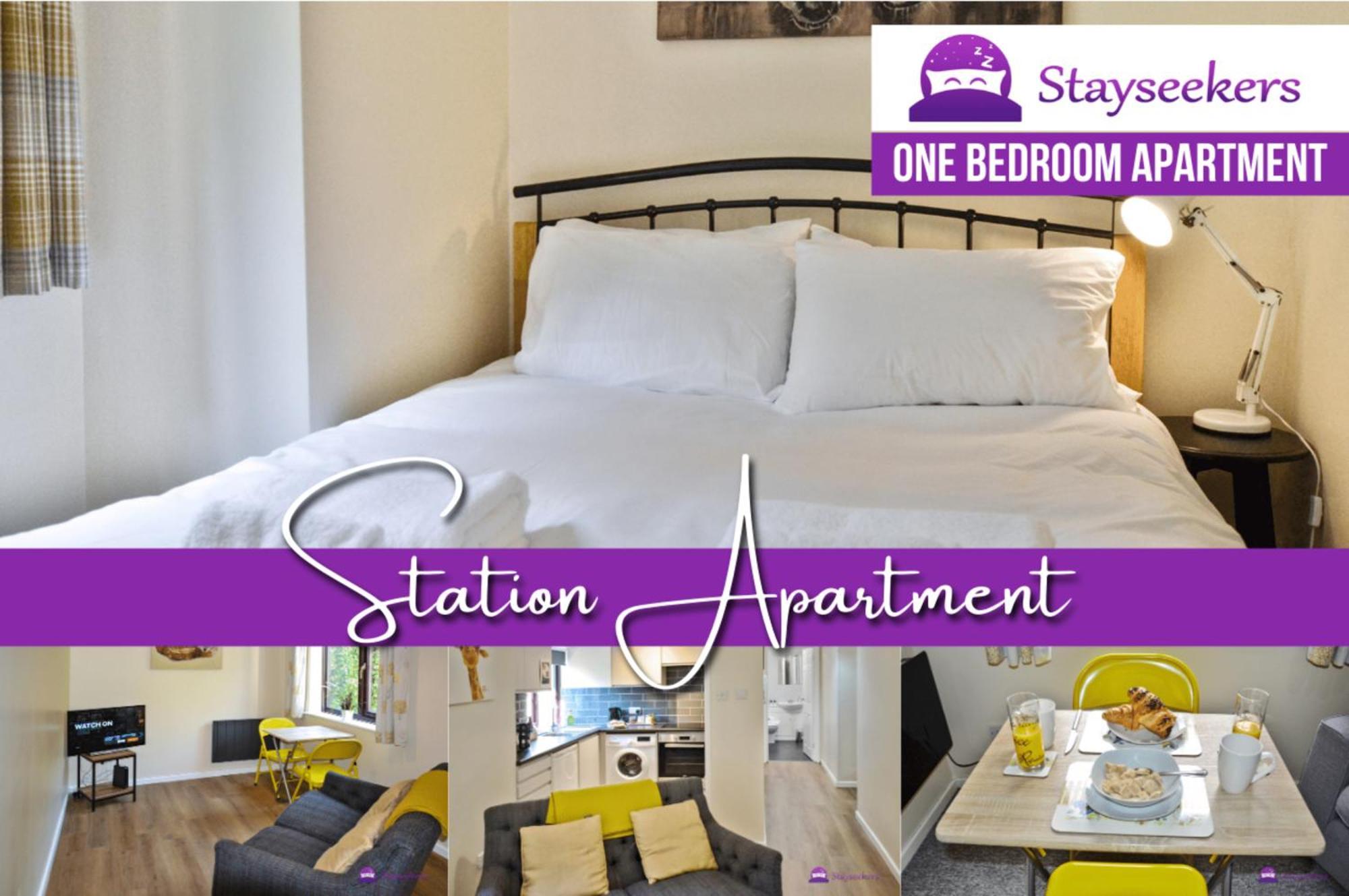 Station 1 Bed Apartment - Stayseekers 索尔兹伯里 外观 照片